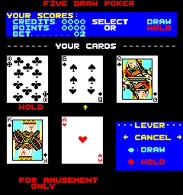 Cassette: Lucky Poker screen shot game playing